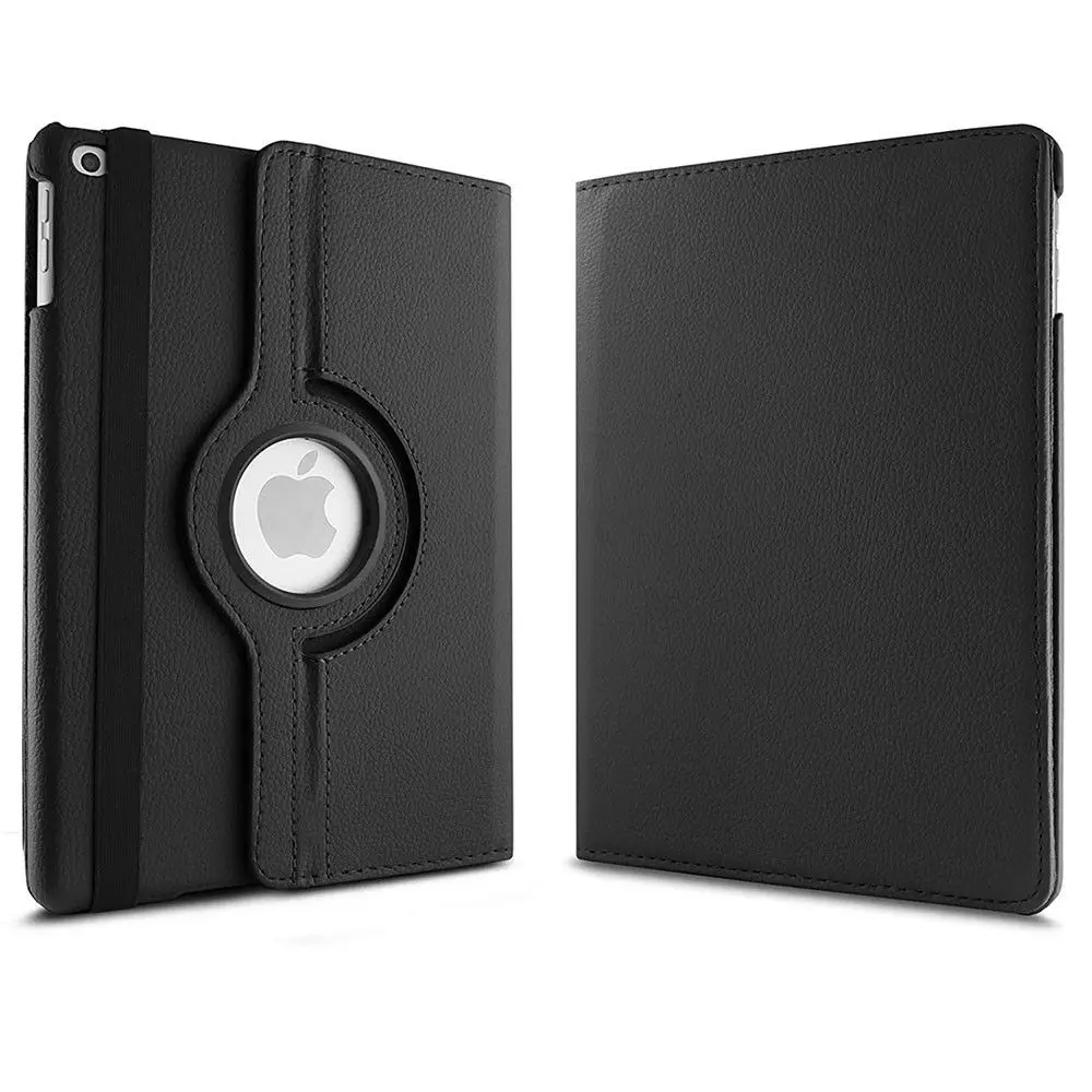 Для iPad 9 7 2017 2018 чехол A1822 A1893 вращающийся на 360 градусов смарт из искусственной кожи