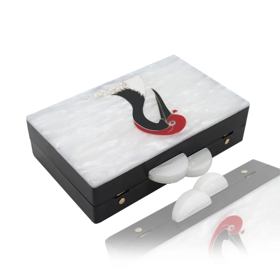 Акриловые Красные Женские сумки-мессенджеры с узором винтажные повседневные