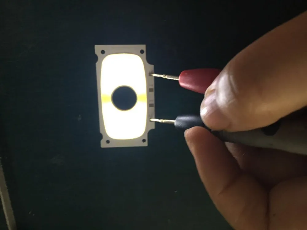 wholes sales DC3V RED GREEN white 3 color temp. strip cob led chips for the DIY bicycle lights | Лампы и освещение