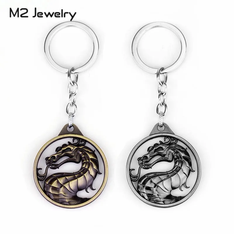 Аркадная игра брелок для ключей Mortal Kombat мужчин и женщин аксессуары сумок с