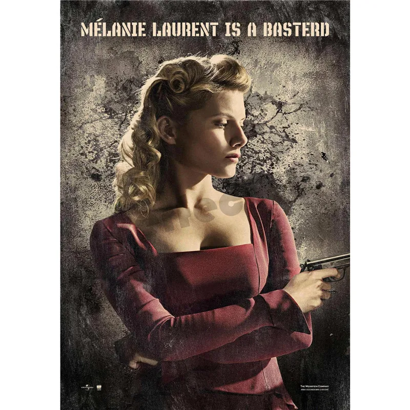 Inglourious Basterds украшение для дома Крафт Фильм плакат рисунок сердечник наклейки на