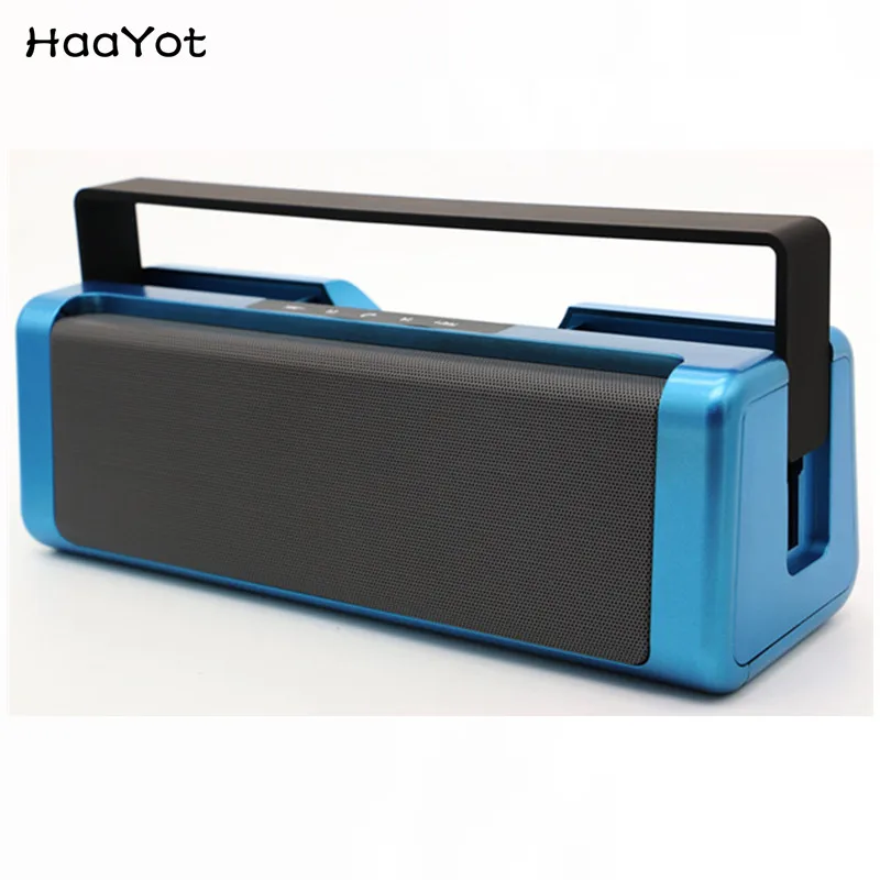 HAAYOT портативная выдвижная ручка наружная Колонка басовая магнитола bluetooth громкой связи стерео HIFI сабвуфер поддержка TF FM AUX USB