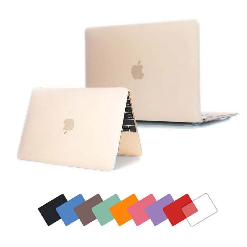 Новый разноцветный матовый чехол для Apple macbook Air Pro Retina 11 12 13 15 сумка ноутбука Mac book 6