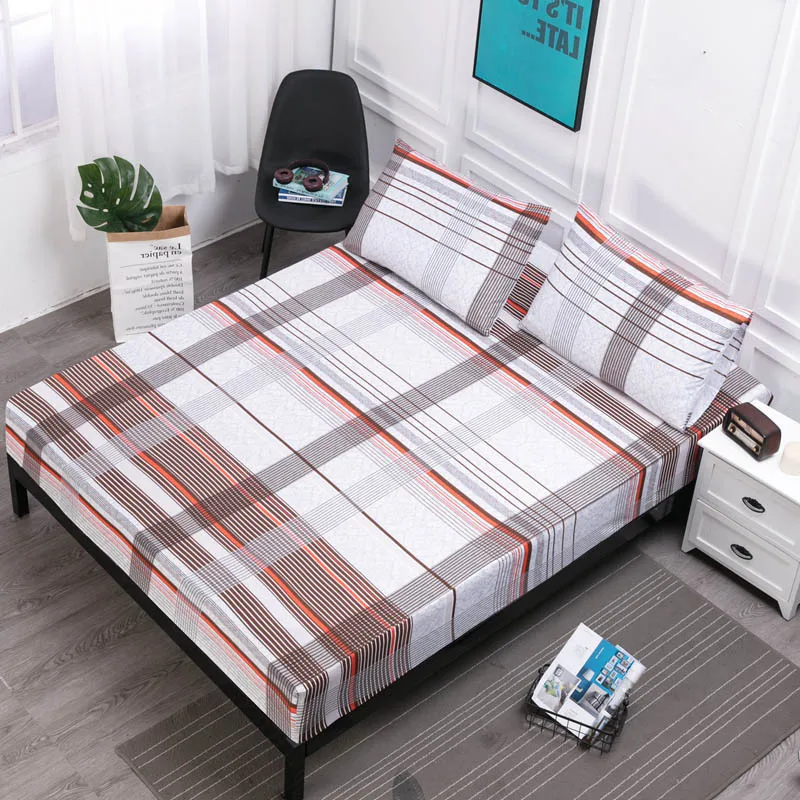 Водонепроницаемая простыня с четырьмя углами и резинкой удобный дышащий чехол