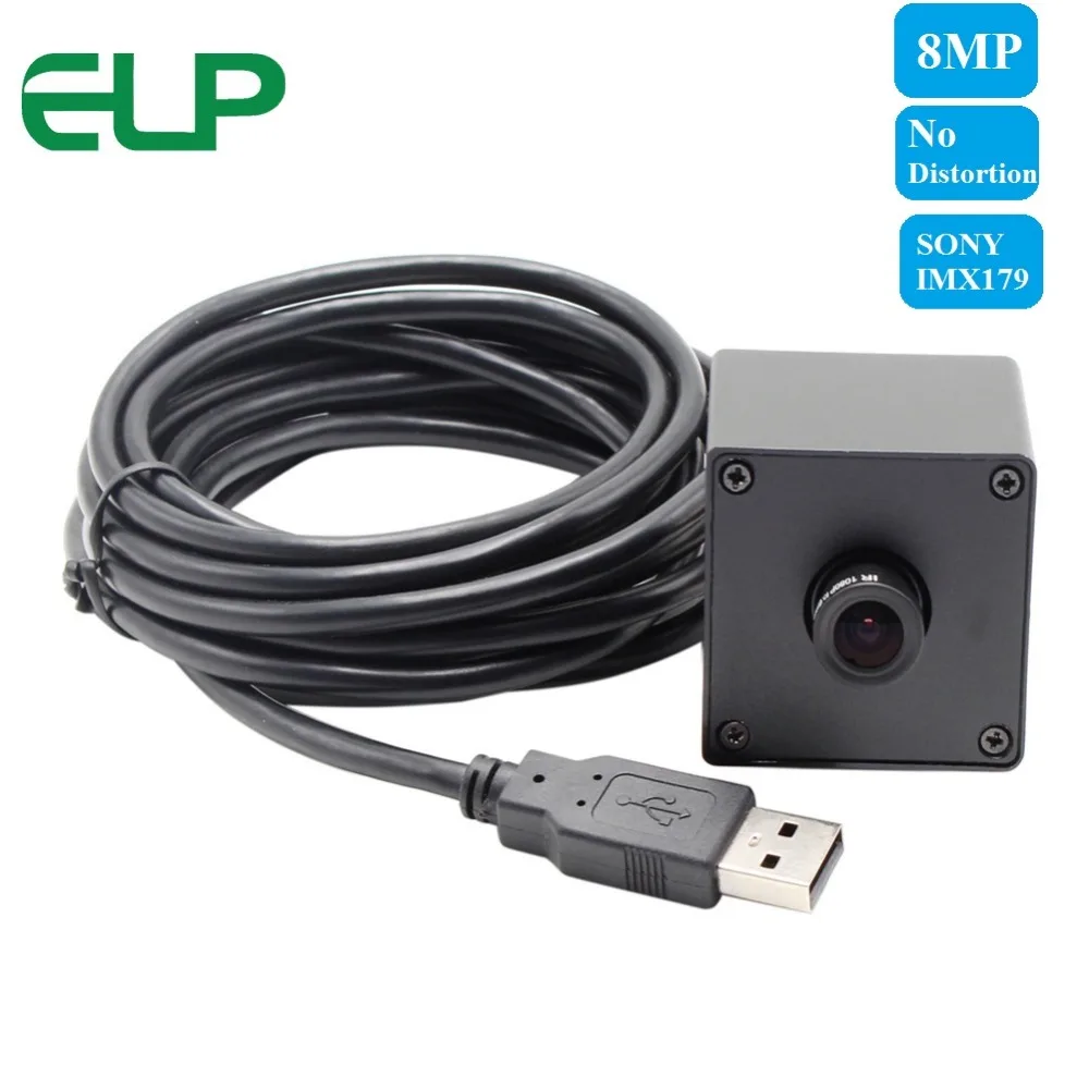 8mp 3264X2448 HD Высокое разрешение высокая скорость CCTV веб-камера без искажений Объектив металлический ящик мини USB камера Android Linux Windows 7.8.10