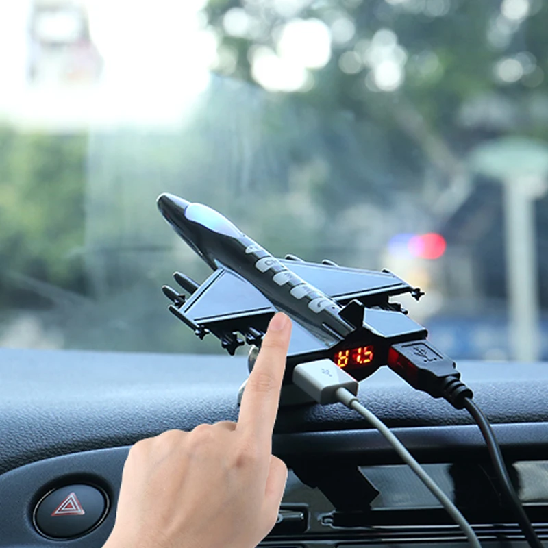 Airplane Car FM Transmitter Bluetooth Wireless Auto Player Audio Modulator For Smart Phone LCD Display Accessories A1 | Автомобили и
