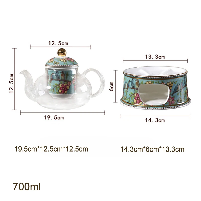 1 pot and 1 holder Винтажный набор кофейных чашек высшего класса, блюдце, ложка, Пномпень, костяной фарфор, британский фарфор, набор чайных чашек, вечерние чайные чашки - Цвет: 1 pot and 1 holder