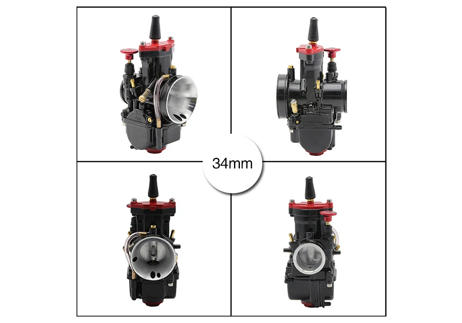ZS гоночный супер класс мотоцикл 21 24 26 28 30 32 34 мм для Mikuni PWK карбюратор Carburador Универсальный подходит для всех мотоциклов ATV