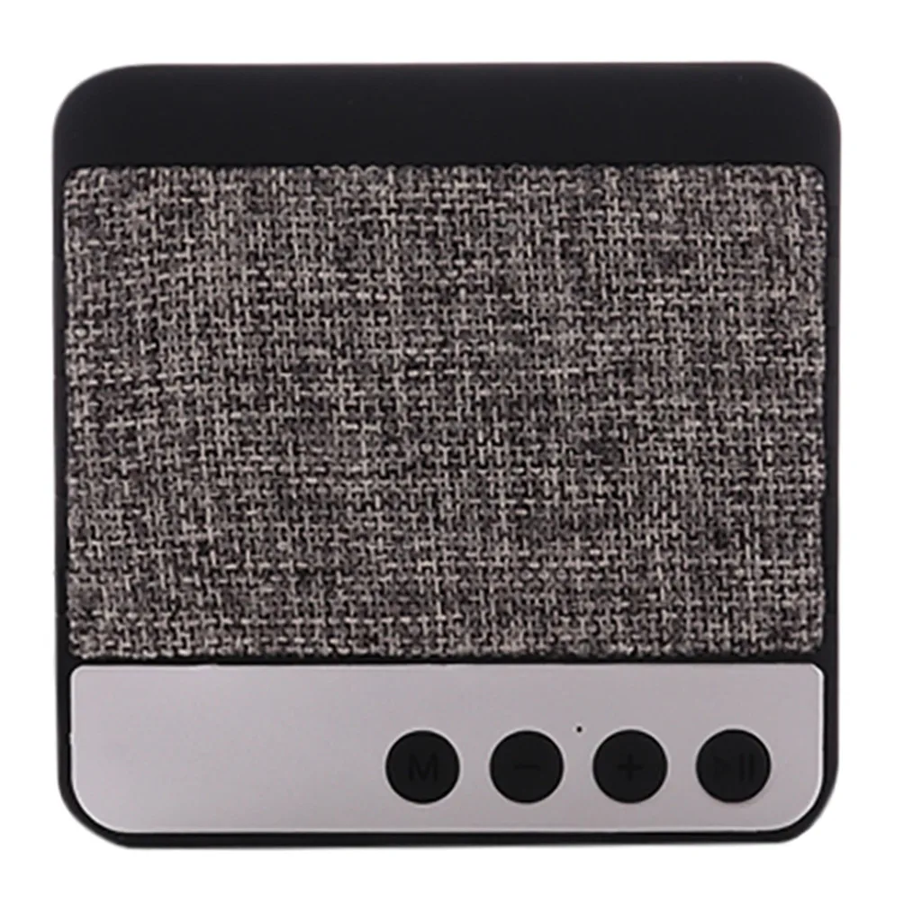 Динамик с функцией Bluetooth квадратный портативный мини винтажный тканевый динамик