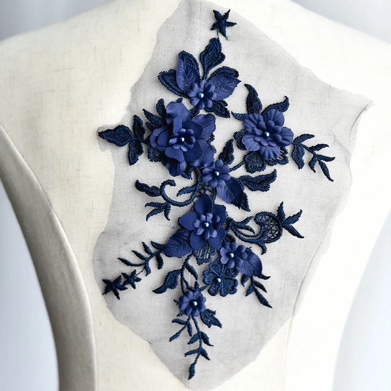 2 шт. кружевная Аппликация из бисера | Дом и сад