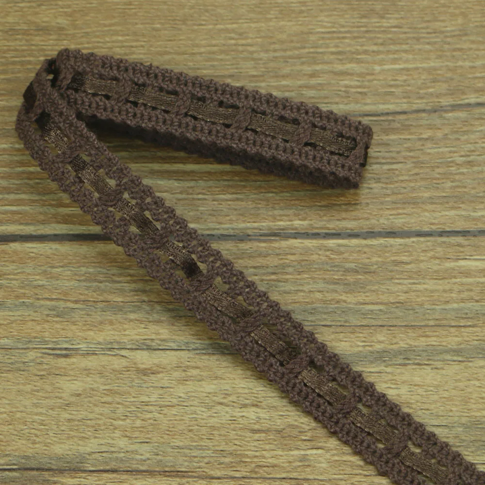 1 ярд высококачественные кружевные хлопковые кружева для шитья мебель дома