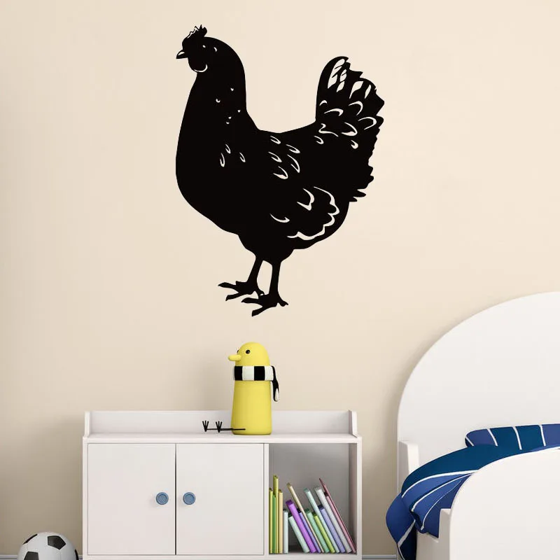 

ZOOYOO Hen Wall Decals Birds Domestic Animals Vinyl Wall Stickers Home Decor Chicken Kids Rooms Decoration