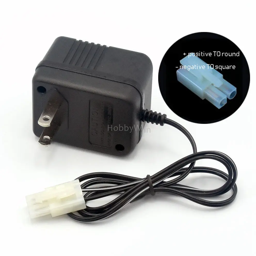 6 4 V 350mA US зарядное устройство большая штепсельная вилка Tamiya положительное к