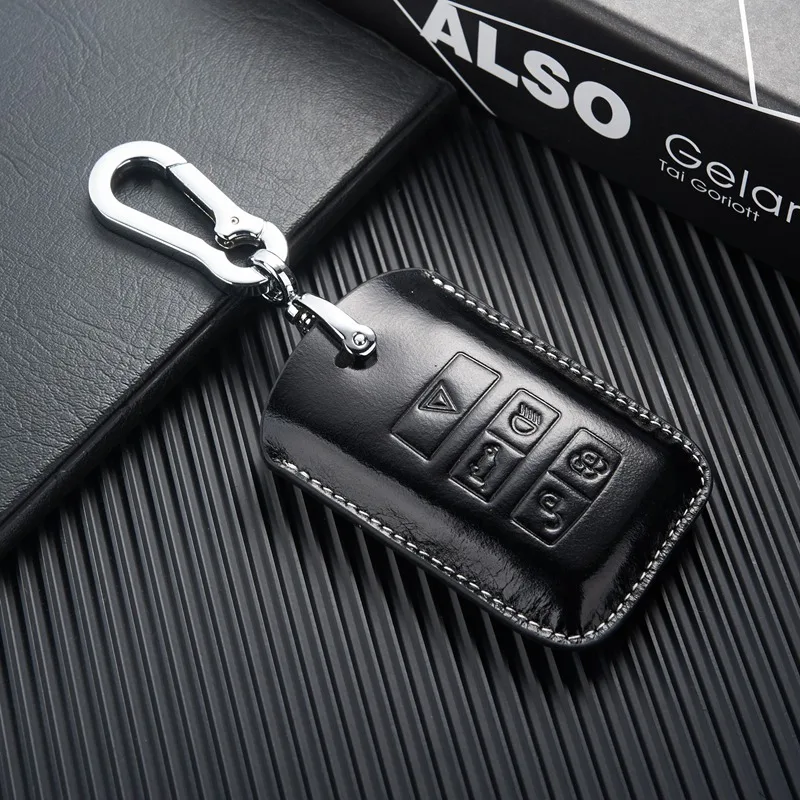 Кожаный чехол для брелка с ключом Land Rover 2018 Range Sport New Discover 5 ключ держатель перчатки