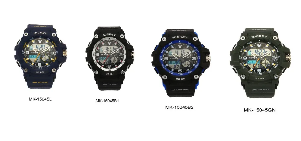 Disney Sports Menwatch Marvel многофункциональные водонепроницаемые электронные часы с