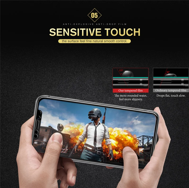 Защитное стекло для Xiaomi Mi 8 Lite Pro защита экрана полное покрытие закаленное Mi8
