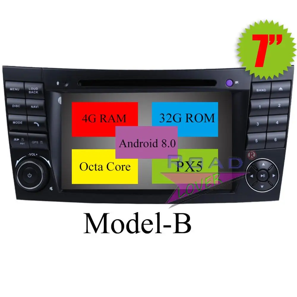 TOPNAVI 4G+ 32GB Android 8,0 Восьмиядерный автомобильный dvd-плеер для Mercedes Benz CLK W209 g-класс W463 CLS W219 Стерео gps навигация 2Din - Цвет: 8.0 Octa Core 4G 32G