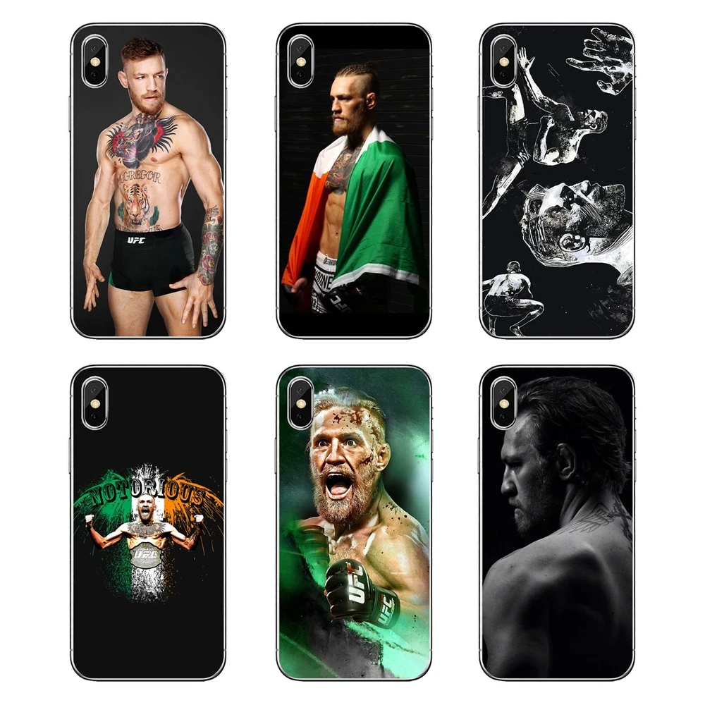 For Samsung Galaxy Note 8 9 S9 S10 A8 A9 Star Lite Plus A6S A9S harajuku hombre The Notorious Conor McGregor UFC Ultra Thin Case |