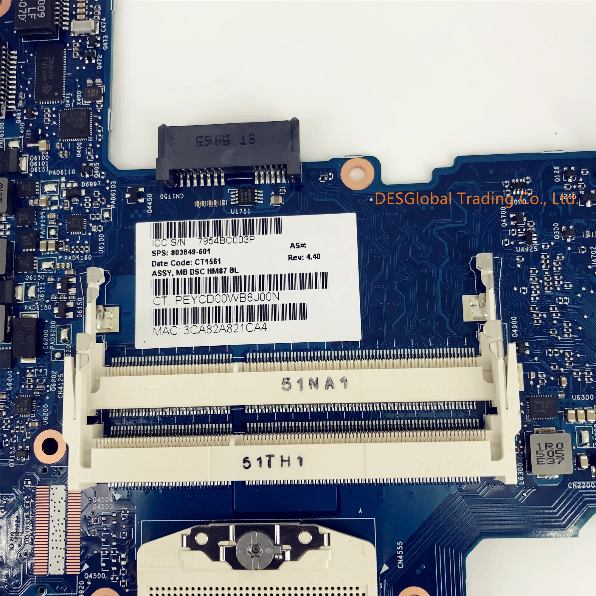 803849-601 803849-001 803849-501 Материнская плата для HP ProBook 650 G1 640 G1 650-G1 640-G1 Материнская плата ноутбука полный рабочий день Тесты