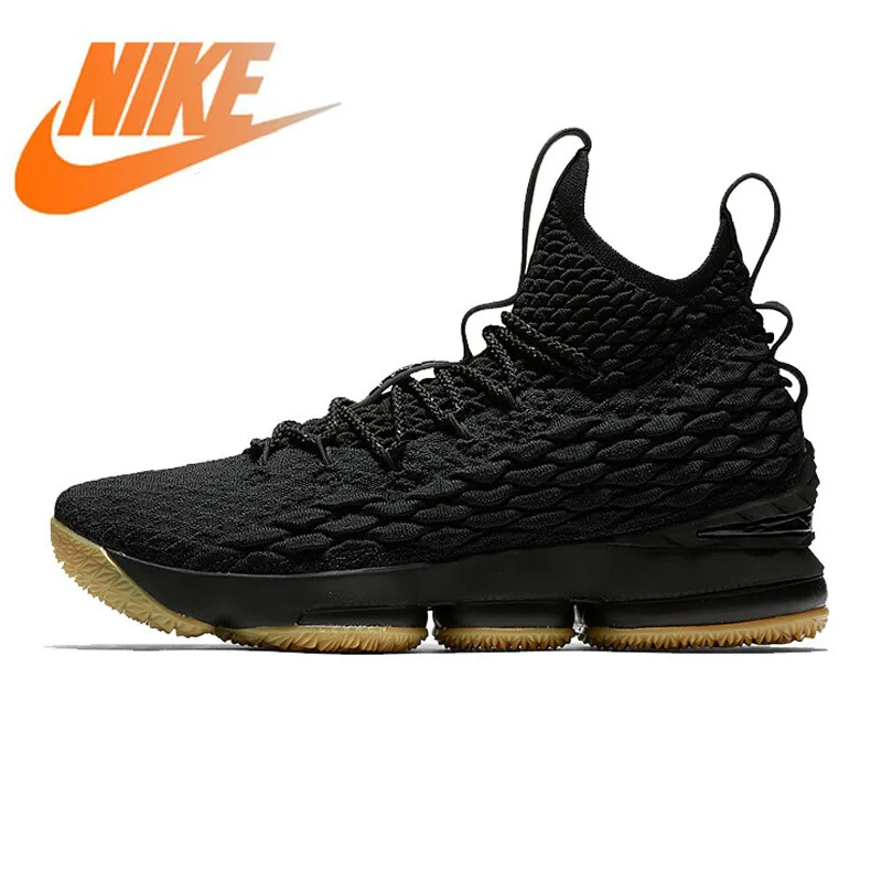 Оригинальные подлинные мужские баскетбольные кроссовки Nike Lebron 15 LBJ15 спортивная
