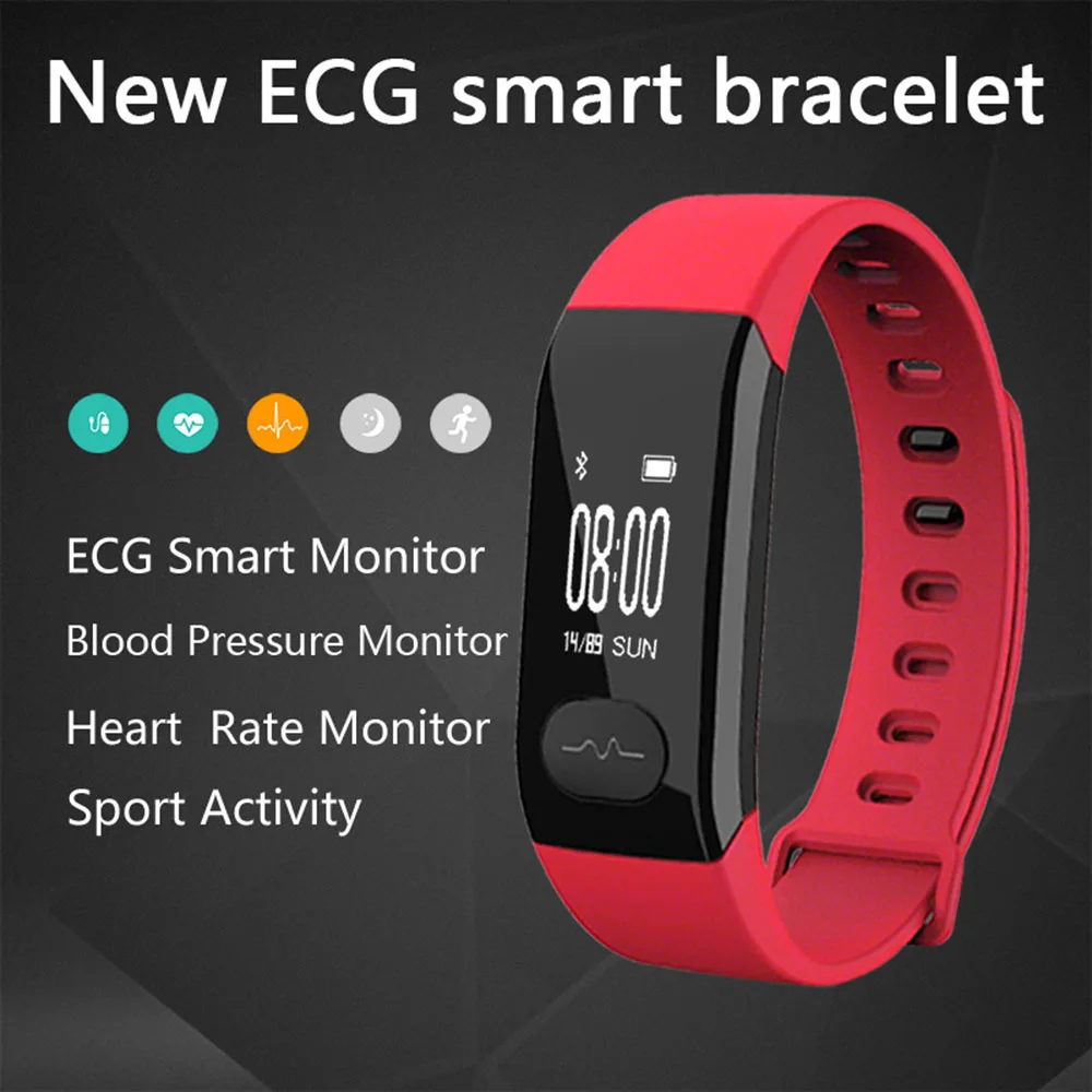E32 смарт-браслет ppg + ЭКГ Heart Rate Приборы для измерения артериального давления