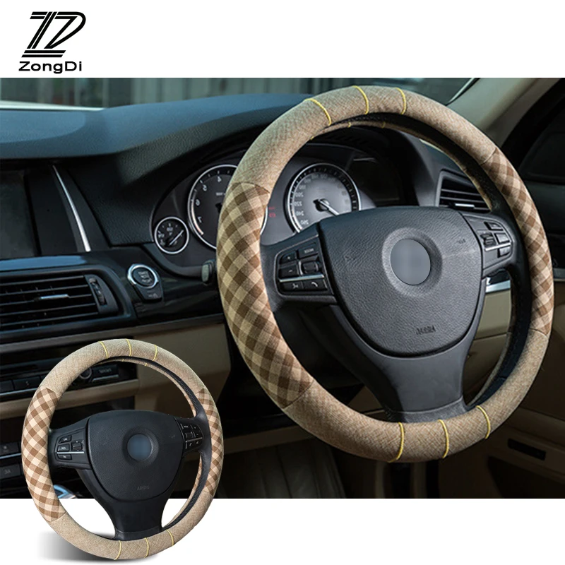 Чехол для руля автомобиля 38 см Acura Chevrolet Cruze Aveo Captiva Peugeot 307 308 Seat Leon Mazda 3 6 | Автомобили