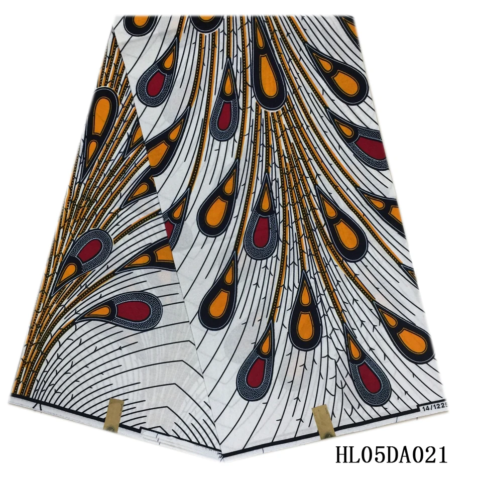 Latest Red Color Ankara Wax Prints Fabric High Quality African For Women Party Dresses 6 Yards 100% Cotton Material | Дом и сад