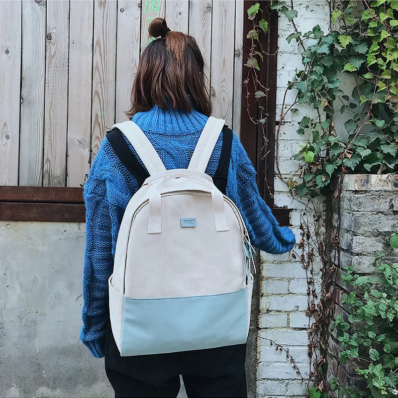 Женские рюкзаки из парусины большие школьные сумки для подростков дорожный