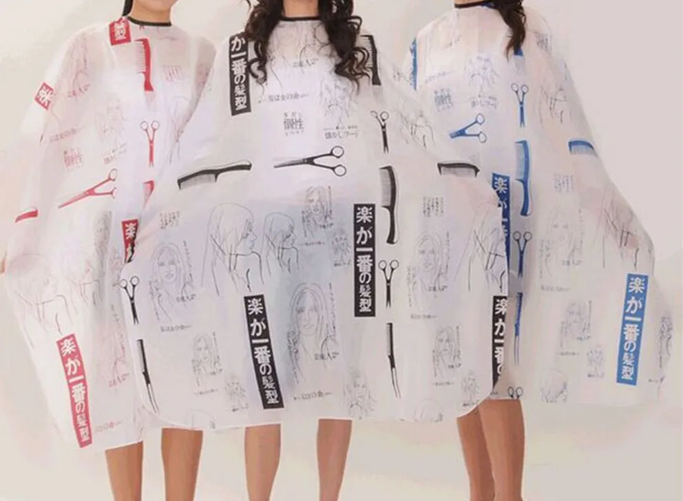 Водостойкая ткань для парикмахеров 1 шт. с принтом в виде скетча разные цвета