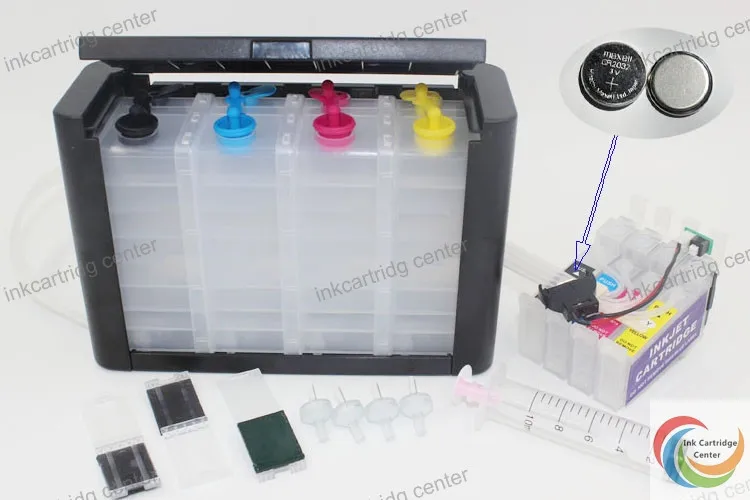 CISSPLAZA T2711 27XL СНПЧ совместим с Epson WorkForce WF-7715 WF-7710 WF-7210 WF-7720 WF-7110 WF-7610 принтера