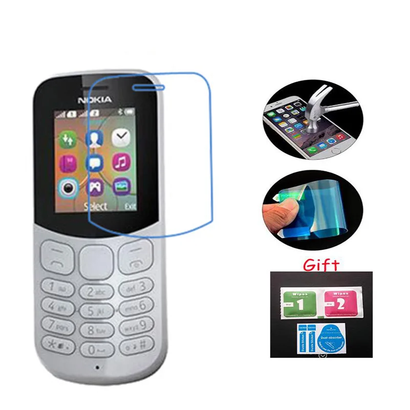 3X стеклянная Защитная пленка для Nokia 130 2017 нано мягкая закаленная