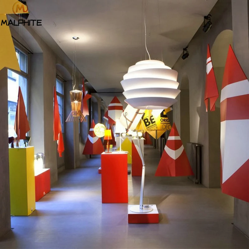 Nordic подвесное украшение для дома подвесные светильники Foscarini Le Soleil волны белая Роза подвесные светильники подвесной светильник E27 светильники свет