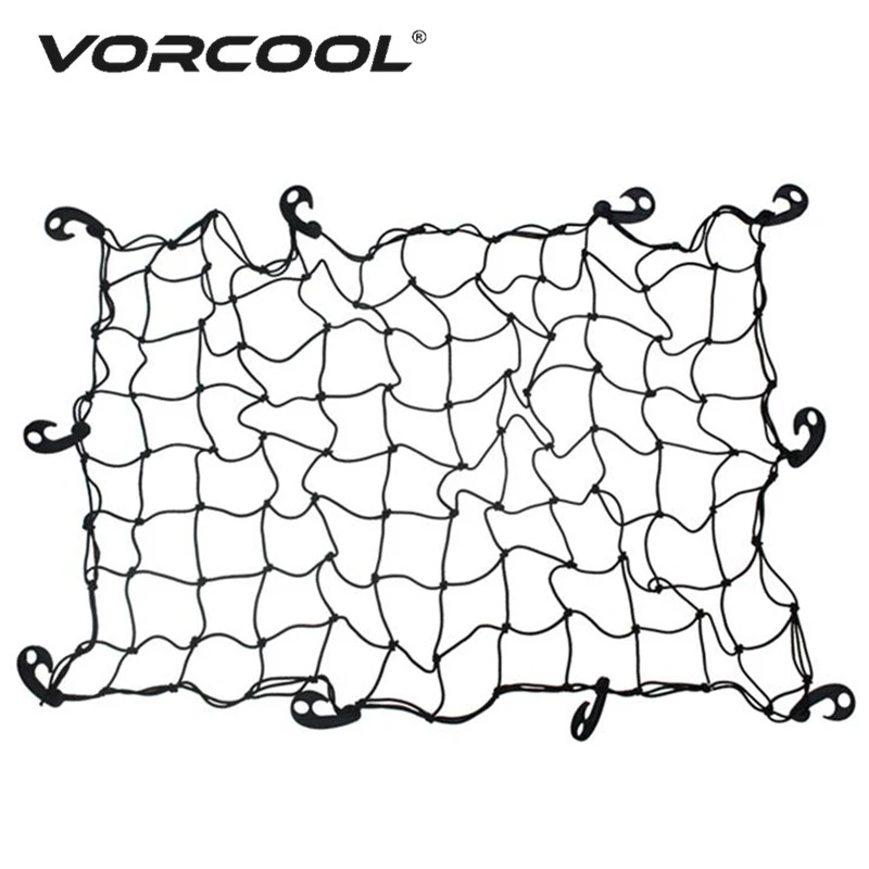 VORCOOL 120*80 см высокие эластичные Автомобильный багажник на крыше Перевозчик с крючками корзина сеть организаторов держатель Грузовик Автомобильные аксессуары