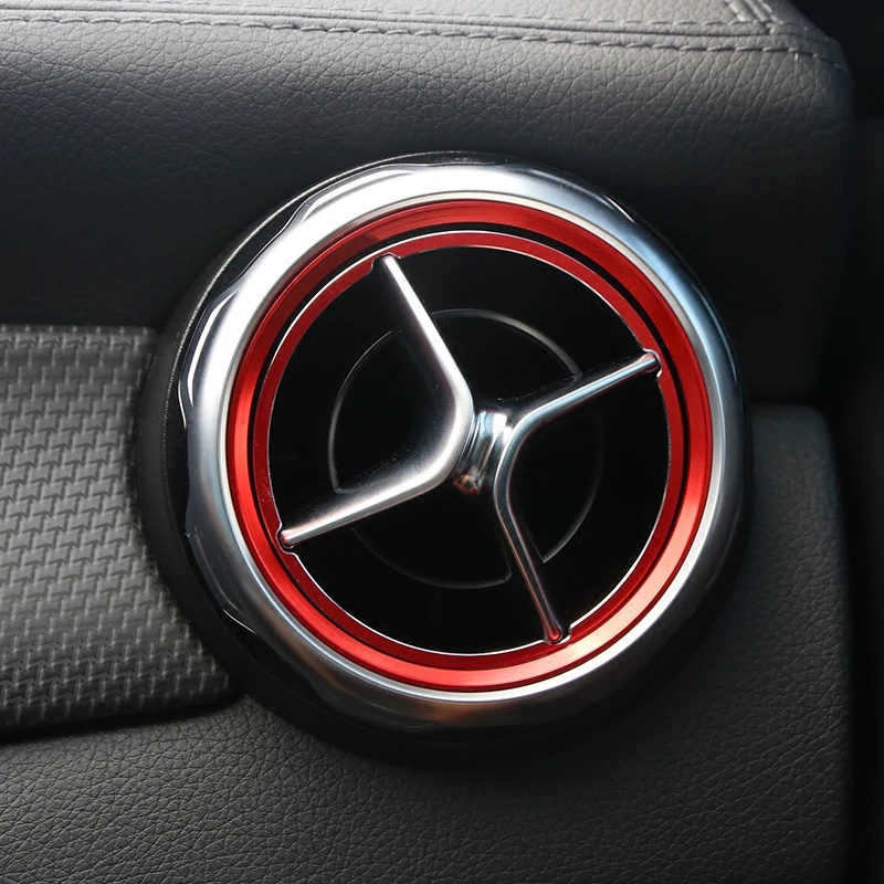 Для Mercedes CLA 45 AMG/CLA 250/220/GLA 250 модифицированный интерьер кондиционер воздуха выход яркая полоса Аксессуары для автомобильных наклеек