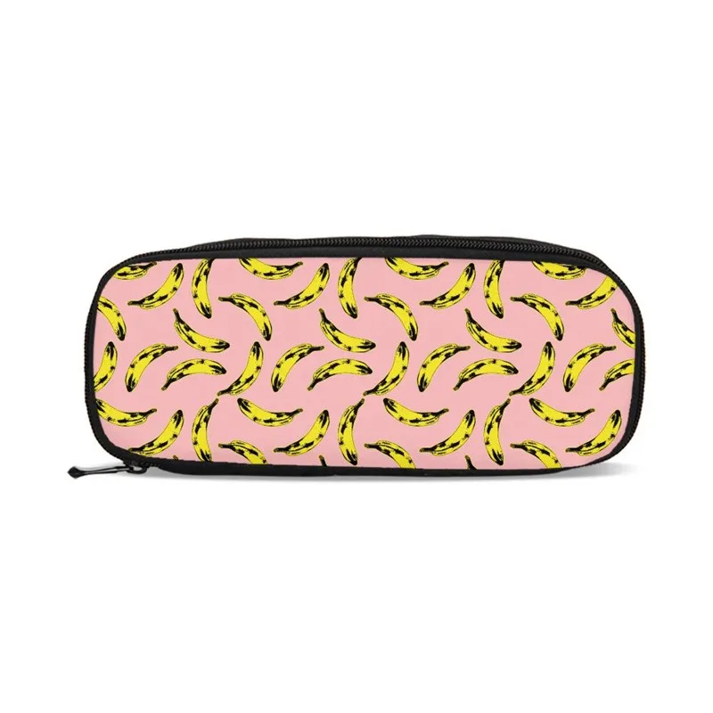 Банан Фрукты каваи дети ручка сумка монета кошелек косметичка мальчики девочки