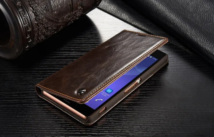 CaseMe Luxury PU Leather Case Fundas For Sony Xperia Z5 E6603 E6653 / Premium Plus Coque | Мобильные телефоны и