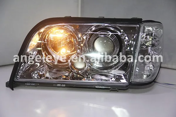 Передняя фара ангельские глазки для Mercedes-Benz W140 S300 S320 S500 S600 передсветильник