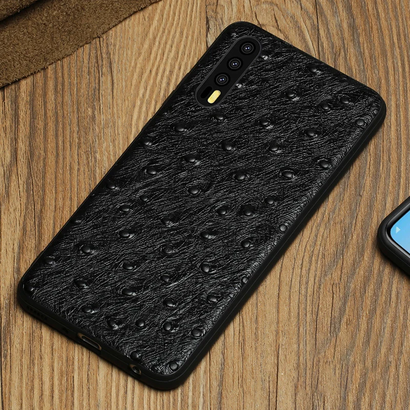 Страуса узор Все включено мягкий чехол для huawei P20 кожа мобильного телефона