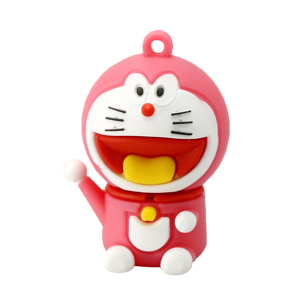 USB 2,0 флеш-накопители мультфильм Doraemon Cat карта памяти, Флеш накопитель 4 ГБ 8 ГБ 16 ГБ 32 ГБ 64 ГБ 128 Гб флешки Usb-флэш-диск подарки