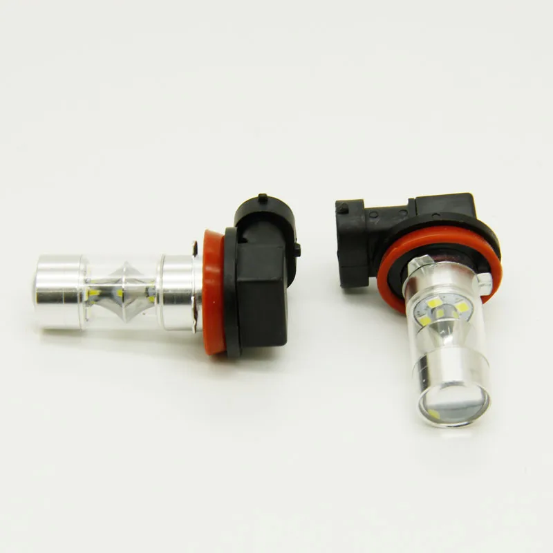 Супер яркая белая противотуманная лампа H11 высокой мощности 3030 60 Вт 12smd 6000K 2