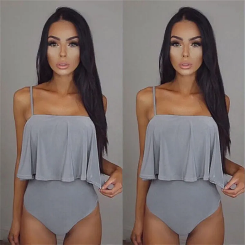 2017 Женский цельный Монокини купальный костюм в стиле ретро Пляжное бикини