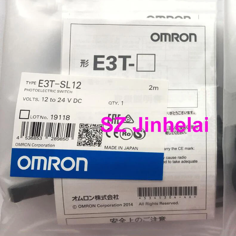 

OMRON E3T-SL12 Authentic original Photoelectric switch 2M 12-24VDC