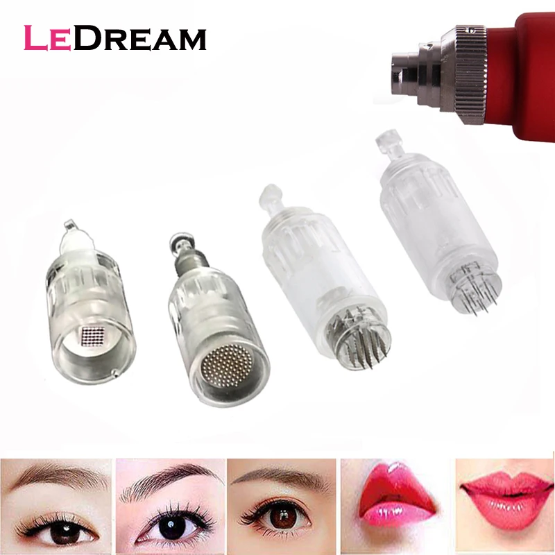 10 шт./лот Derma Ручка иглы байонет MYM картридж 9 12 36 42 Pin 3D микро нано круглый для