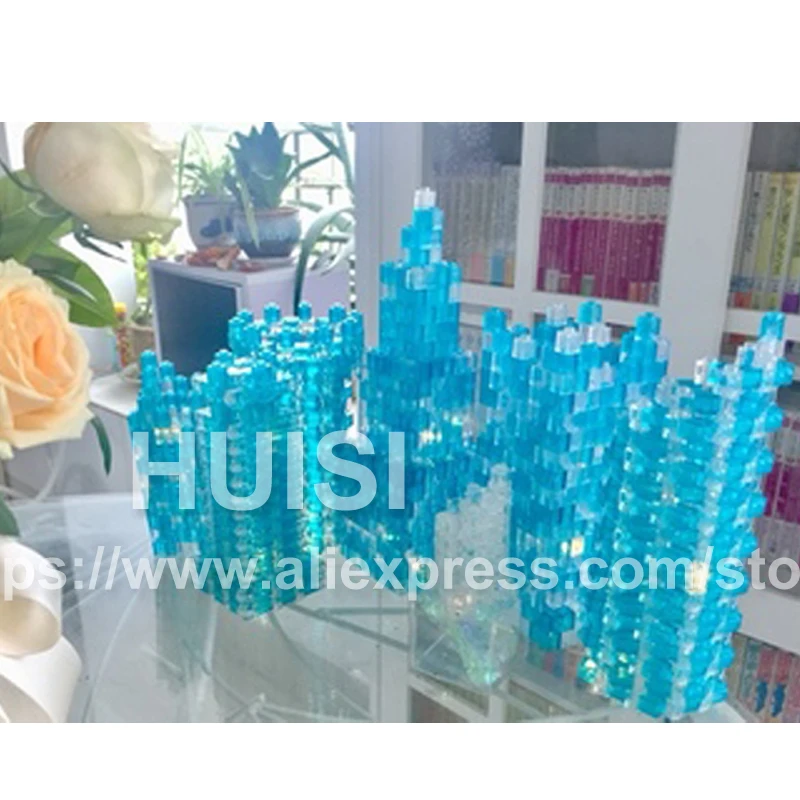 

Compatible With LEGOES Blocks Clear Transparent DIY Model Building Bricks Parts Kids Learning Educational Toys 6 Years Old Block