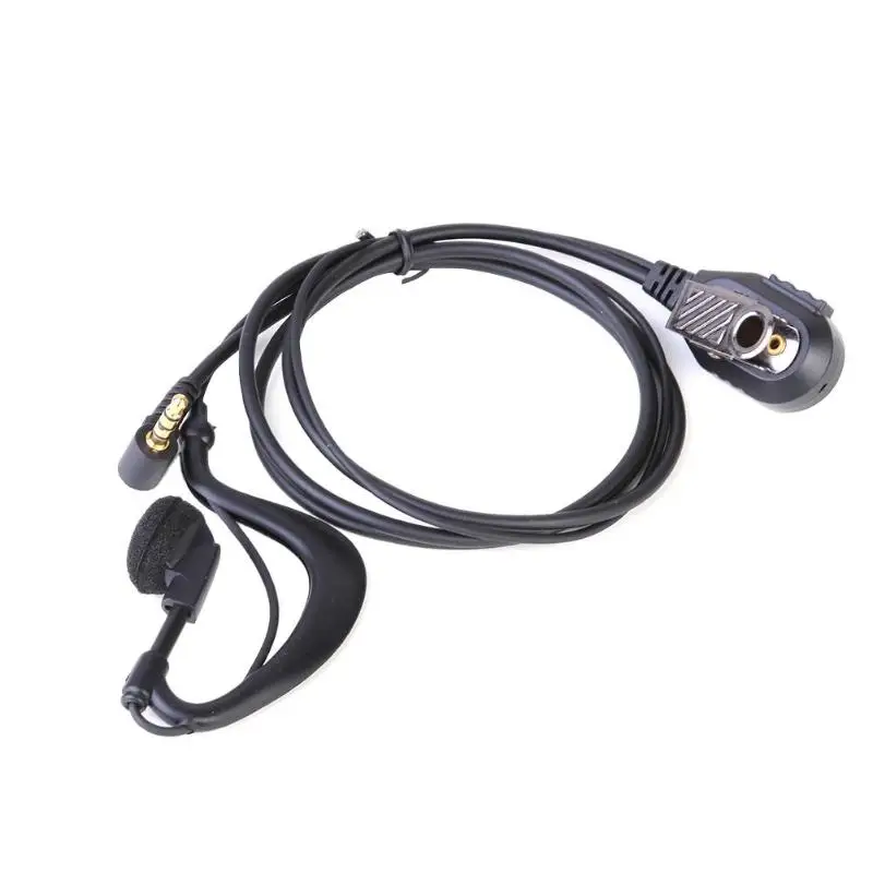 2 5 мм/3 мм 1Pin ушной крючок Наушники для Motorola ICOM YAESU Радио рация наушник с PTT