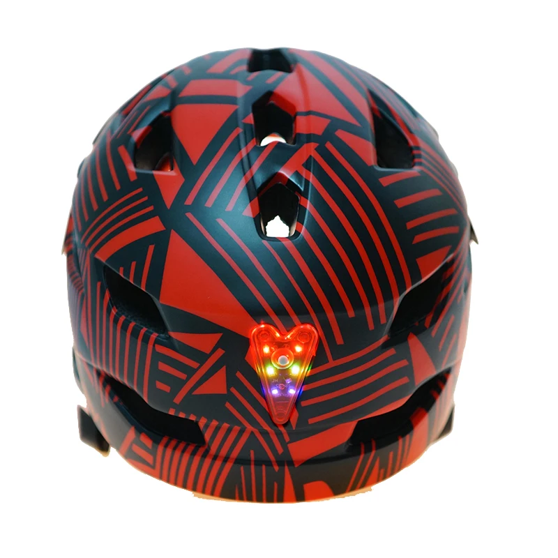 blk printn led Szelyia велосипедный шлем оборудование Mtb горный велосипед альпинистские шлемы скейтборд horseriding мотоциклетный шлем capacete велосипед - Цвет: blk printn led