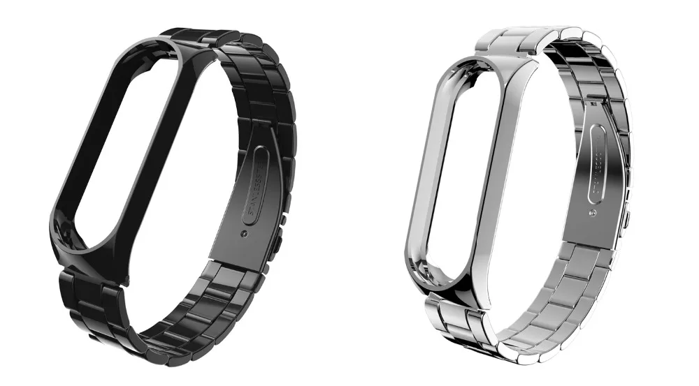 Браслет с металлическим ремешком для Xiaomi mi Band 3 mi band 3 ремешок без винтов для Xiao mi металлический браслет из нержавеющей стали mi Band 3