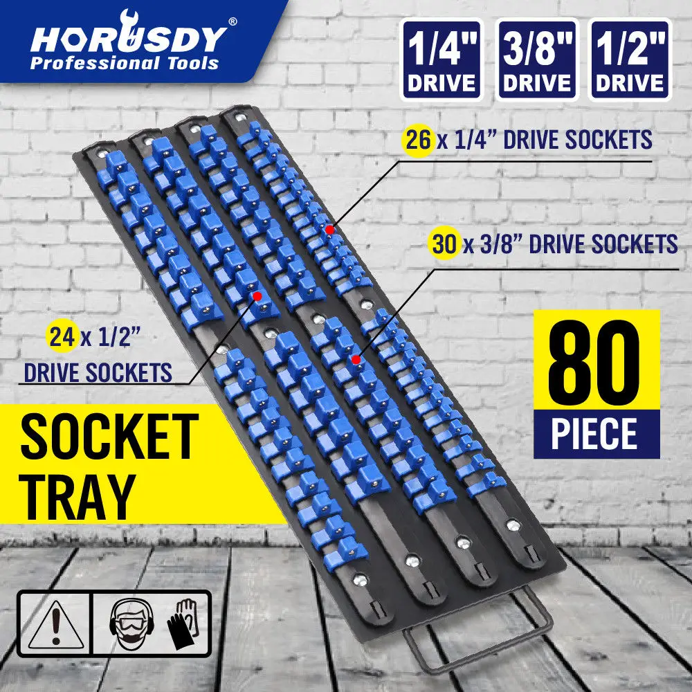 Промышленный торцевой ключ HORUSDY 80 из АБС монтажная Торцевая полка для хранения