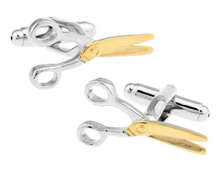 Scissors 18 варианты дизайна Мужская модная запонка звенья качественный медный латунный материал новые функциональные инструменты дизайн лучший подарок для мужчин - Окраска металла: Scissors