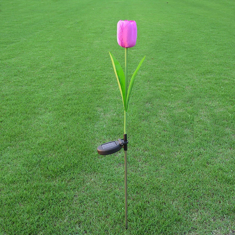 Мощность тюльпан Солнечный свет сад Двор Газон ночник лампы Пейзаж сада для